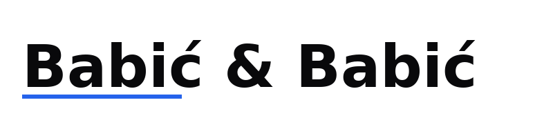 Babić & Babić logo